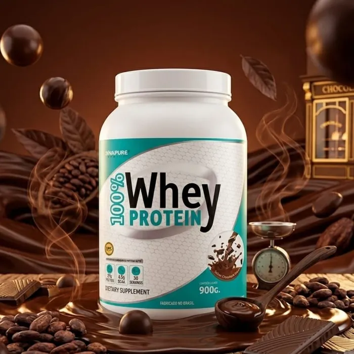WHEY PROTEIN 100% DYNAPURE - SABOR CHOCOLATE BELGA