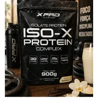 WHEY PROTEIN ISOLADO REFIL 900G X-PRO SABOR BAUNILHA - imagem 1