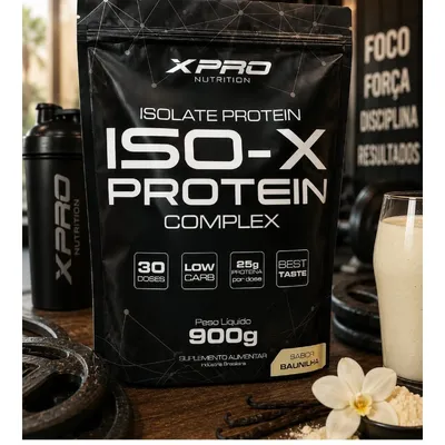 WHEY PROTEIN 900G - SABOR BAUNILHA