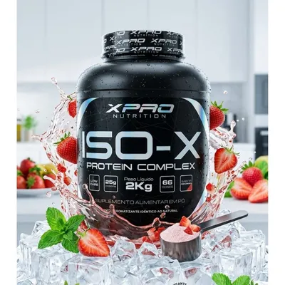 WHEY ISOLADO 2KG - MORANGO