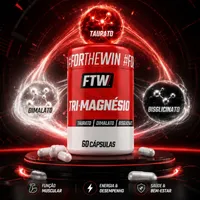 MAGNÉSIO DIMALATO, TAURATO E BISGLICINATO FTW - 60 CÁPSULAS - imagem 2