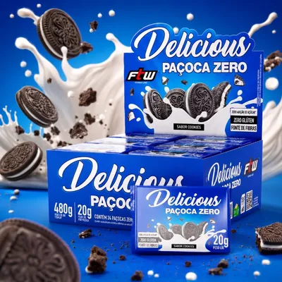 PAÇOCA ZERO - SABOR COOKIES