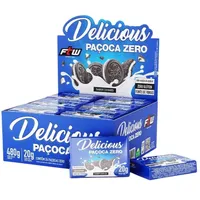 PAÇOCA ZERO DISPLAY C/ 24 UNIDADES - SABOR COOKIES - imagem 1