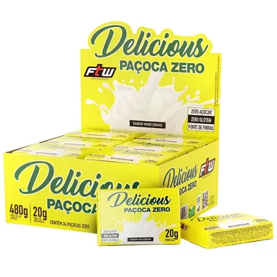 PAÇOCA ZERO - SABOR LEITE ORIGINAL