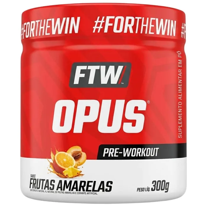 PRÉ TREINO FTW OPUS 300G - FRUTAS AMARELAS