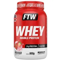 WHEY DOUBLE PROTEIN 100% - SABOR MORANGO - imagem 1