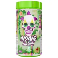 Pré Treino Insane Clown 350g - Sabor Morango com kiwi - Rende 50 Treinos! - imagem 1