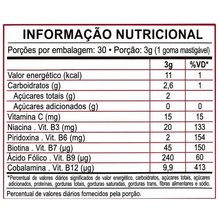 YUP GUMMY CABELO, PELE E UNHA - 30 GOMAS MORANGO
