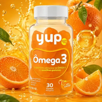YUP GUMMY ÔMEGA 3 - 30 GOMAS LARANJA