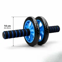 RODA DUPLA ABDOMINAL MB14 - ACOMPANHA TAPETE - imagem 5