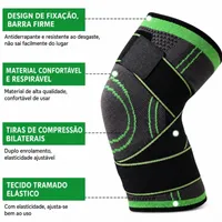 JOELHEIRA DE COMPRESSÃO AJUSTÁVEL - TAMANHO ÚNICO - imagem 2