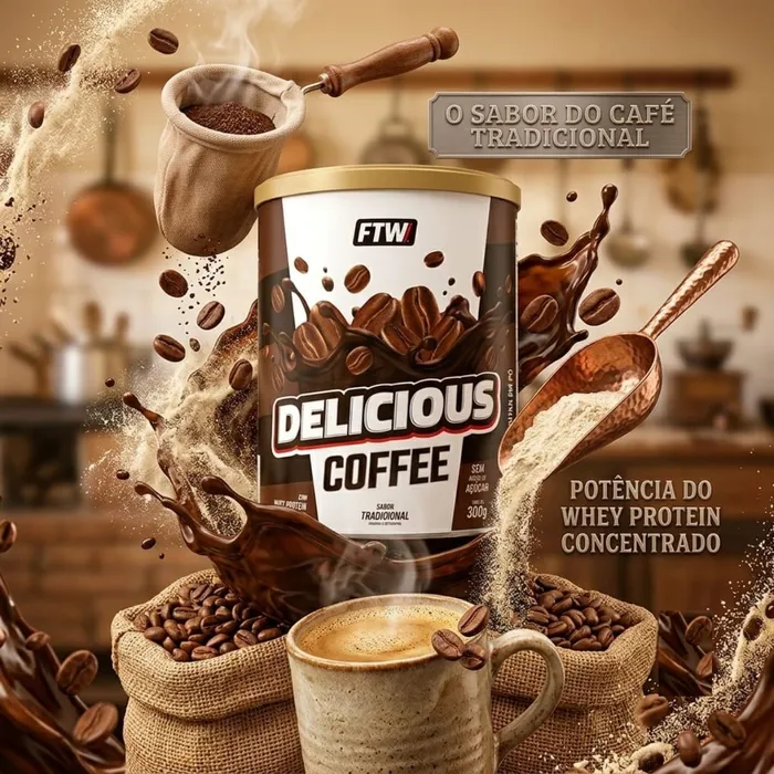 DELICIOUS COFFEE FTW 300G - SABOR TRADICIONAL