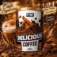 DELICIOUS COFFEE FTW 300G - SABOR CAPUCCINO - imagem 2