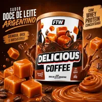 DELICIOUS COFFEE FTW 300G - SABOR DOCE DE LEITE ARGENTINO - imagem 2