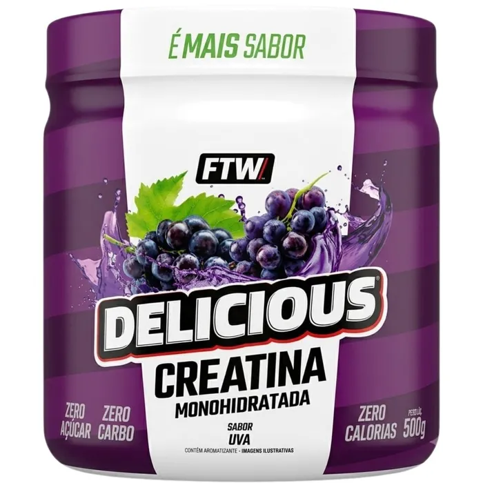 CREATINA MONOHIDRATADA 500G - SABOR UVA