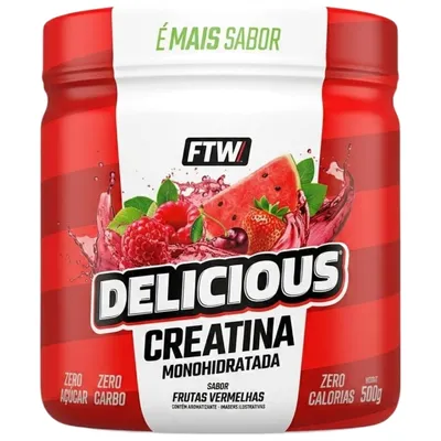 CREATINA MONOHIDRATADA 500G - FRUTAS VERMELHAS