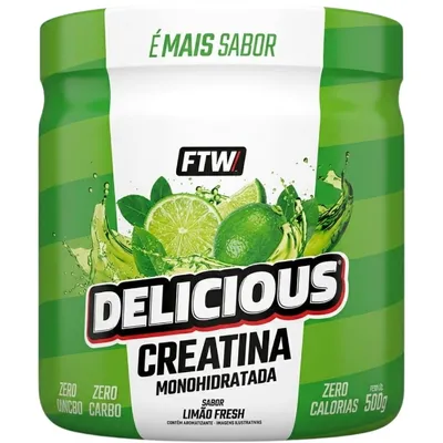 CREATINA MONOHIDRATADA 500G - LIMÃO