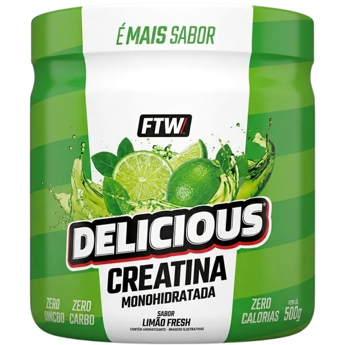 CREATINA MONOHIDRATADA 500G - SABOR LIMÃO