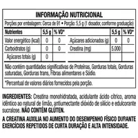 CREATINA MONOHIDRATADA 500G - SABOR LIMÃO - imagem 3