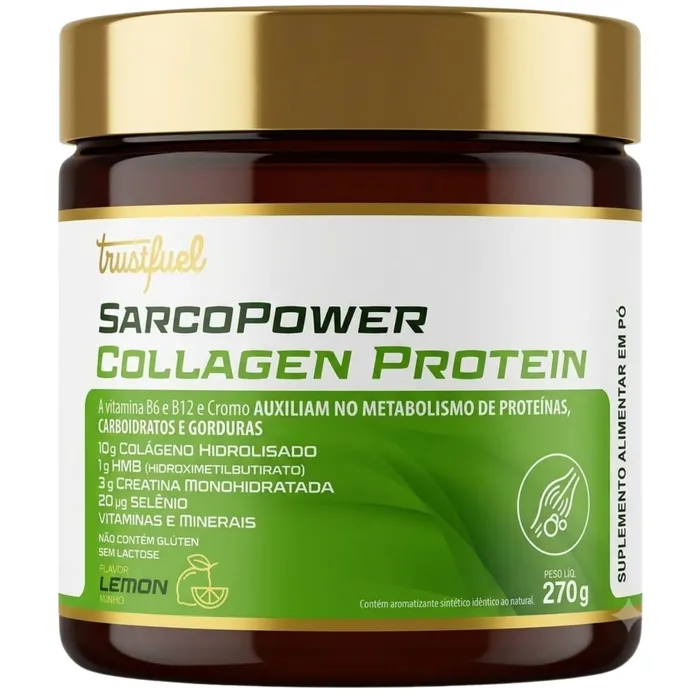 SARCOPOWER COLLAGEN PROTEIN 270G - SABOR LIMÃO