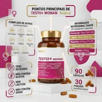 TESTO + WOMAN - 90 CÁPSULAS - imagem 3