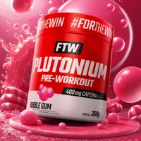 PRÉ TREINO PLUTONIUM 300G - BUBBLE GUM - imagem 2