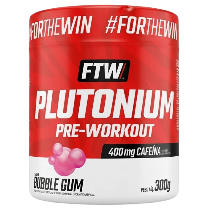 PRÉ TREINO PLUTONIUM 300G - BUBBLE GUM