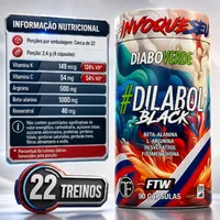 TERMOGÊNICO DILABOL BLACK 90 CAPS FTW - imagem 2