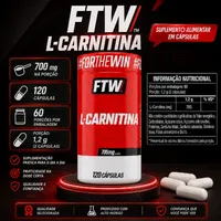 CARNITINA PURA FTW - 120 CÁPSULAS - imagem 2