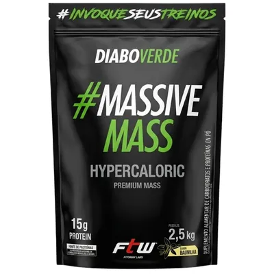 MASSIVE MASS 2,5KG - BAUNILHA