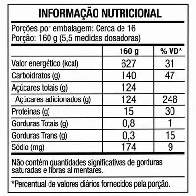 MASSIVE MASS 2,5KG - MORANGO