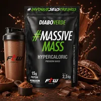 HIPERCALÓRICO MASSIVE MASS 2,5KG - SABOR CHOCOLATE - imagem 1