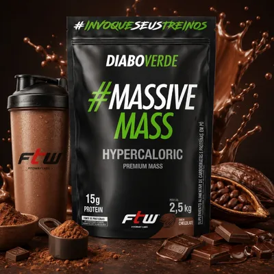 MASSIVE MASS 2,5KG - CHOCOLATE