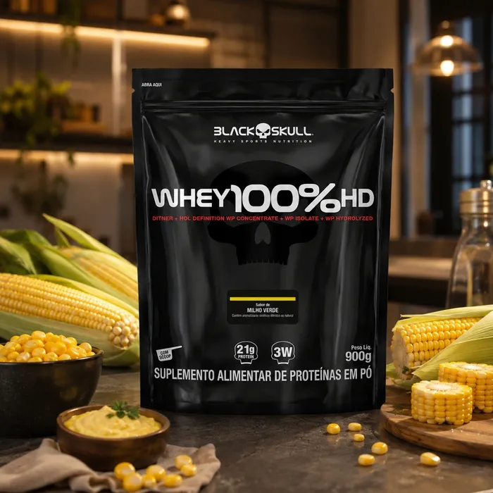 WHEY PROTEIN 100% HD - SABOR MILHO VERDE