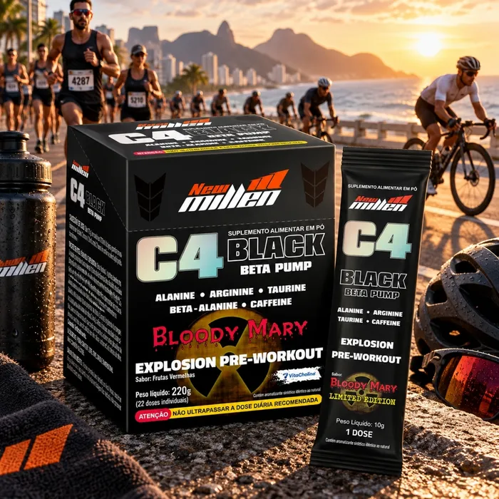 PRÉ TREINO C4 BLACK BETA PUMP - FRUTAS VERMELHAS