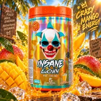 Pré Treino Insane Clown 350g - Sabor Manga- Rende 50 treinos! - imagem 2