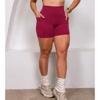 Short Meia Coxa Poliamida Preto Liso Tamanho G - imagem 5