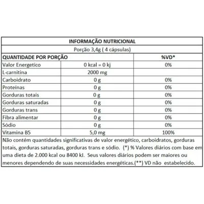 L-Carn 2000 Integralmedica - 120 Cápsulas