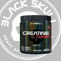 Creatina Turbo Black Skull 300g - Sem Sabor - imagem 3