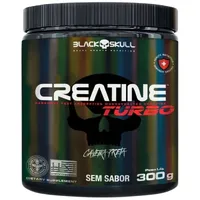 Creatina Turbo Black Skull 300g - Sem Sabor - imagem 1