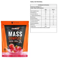 Hipercalórico Mass Complex New Millen 3Kg - Sabor Morango - imagem 3