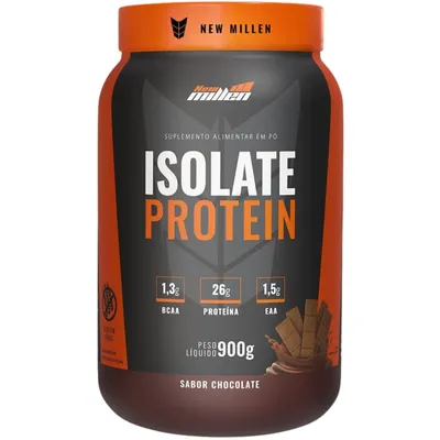 Isolate Protein Zero Lactose New Millen 900g - Sabor Chocolate