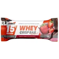 Whey Crisp Bar Gourmet c/ 12 unidades New Millen - Sabor Fondue de Morango - imagem 3