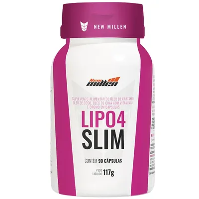 Lipo 4 Slim Active New Millen - 90 Cápsulas