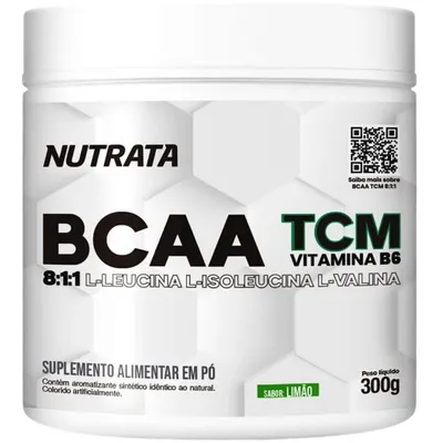 BCAA TCM 8:1:1 Nutrata Sabor limão 300g