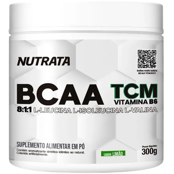 BCAA TCM 8:1:1 Nutrata 300g - Sabor Limão