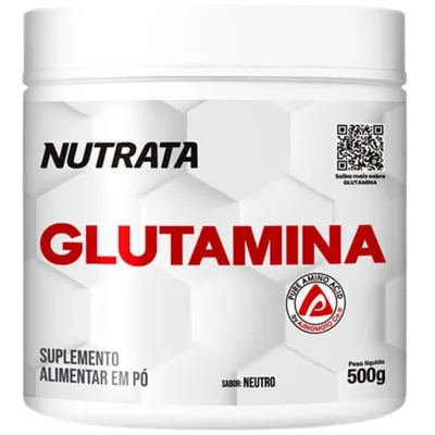 Glutamina Nutrata Neutro Pote 500g