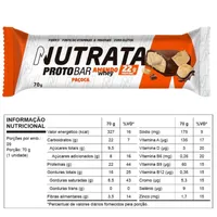 Barra Proteica Nutrata Protobar Sabor Paçoca - Display c/ 9 Unidades - imagem 4