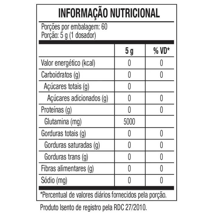 Glutamina Black Skull 300g