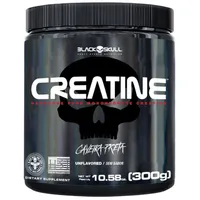 Creatina Pura Black Skull Sem Sabor - Pote 300g - imagem 1